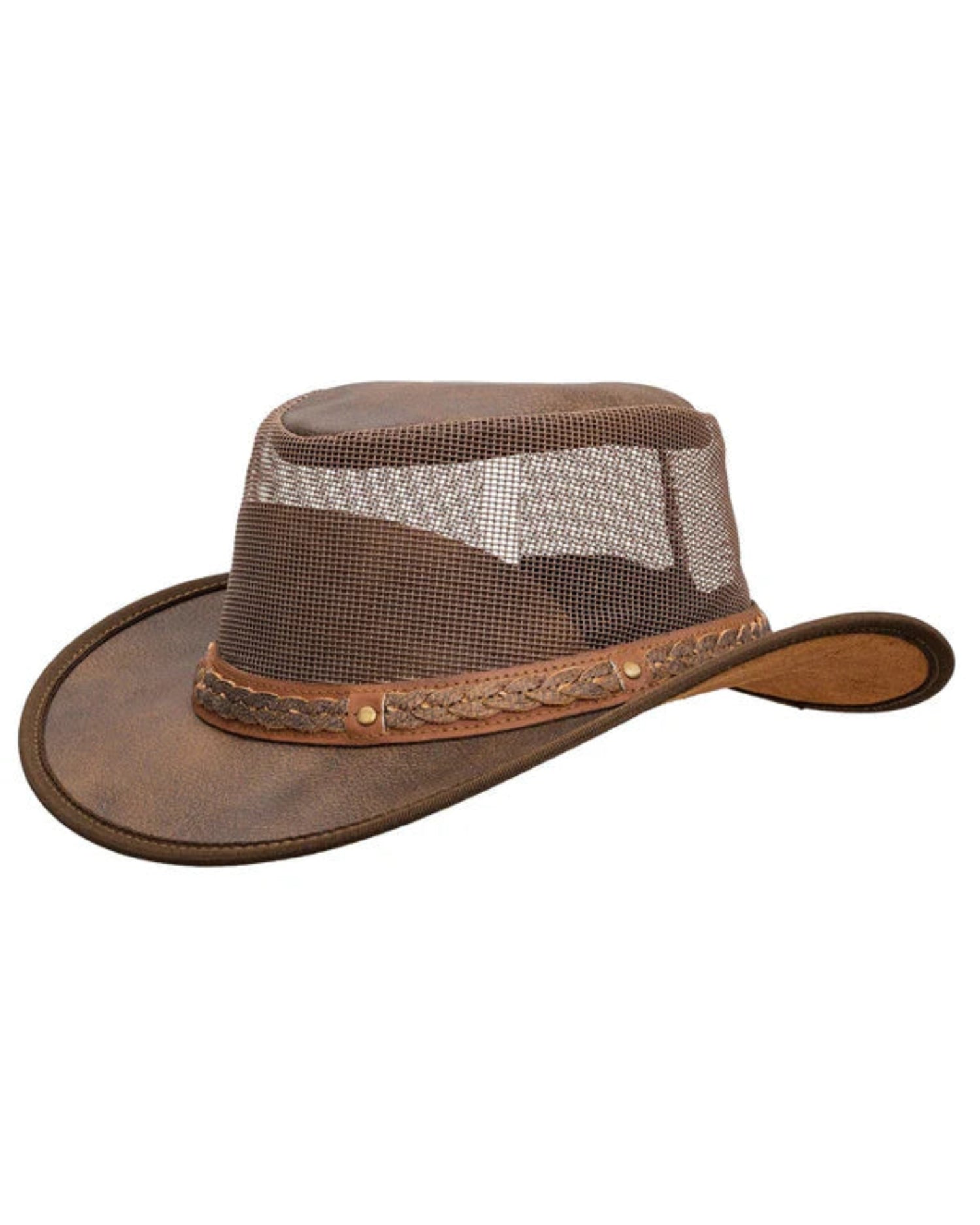 Outback Wagga Wagga with Mesh Leather Hat